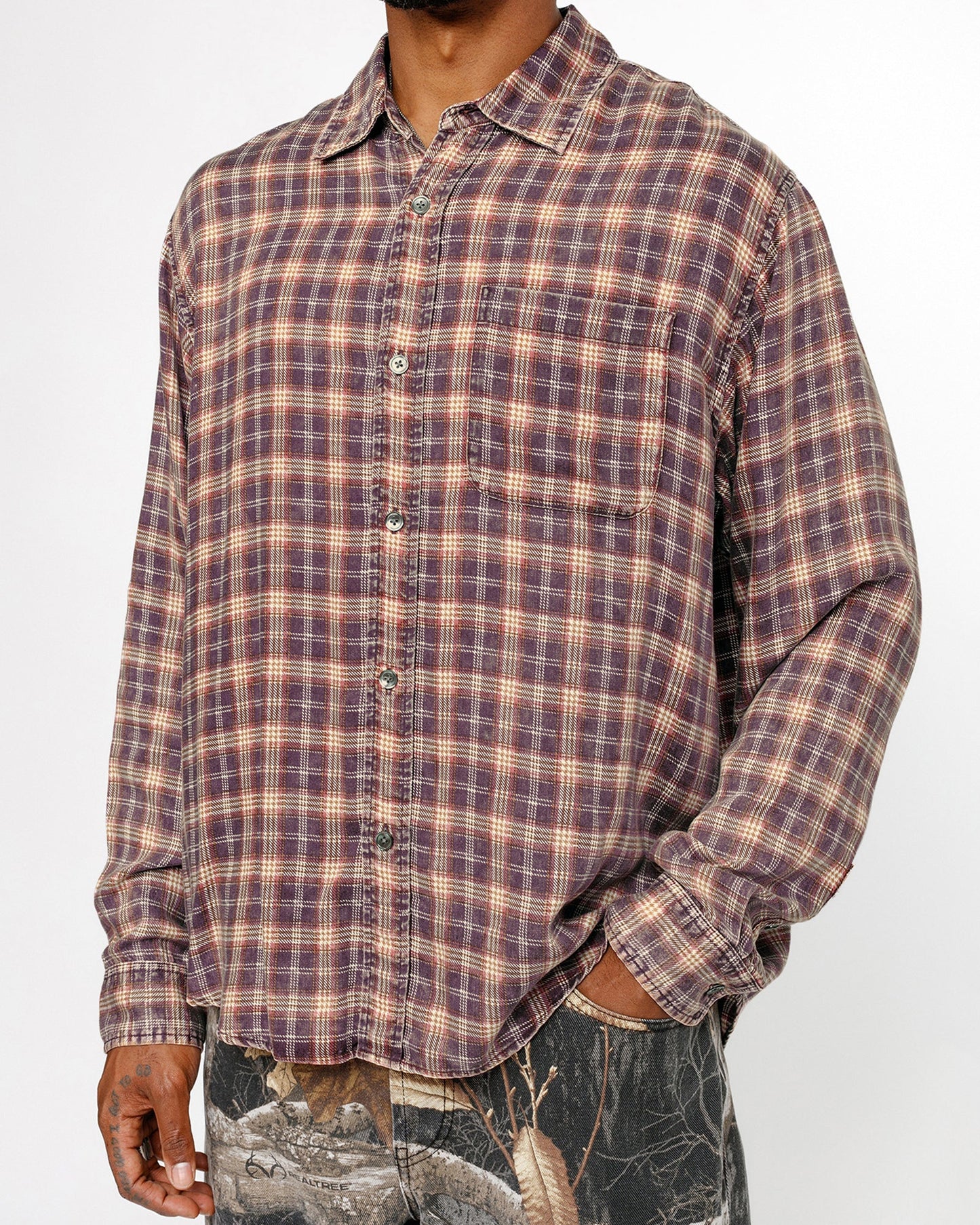 MATTHEW SHIRT PRINTED PLAID