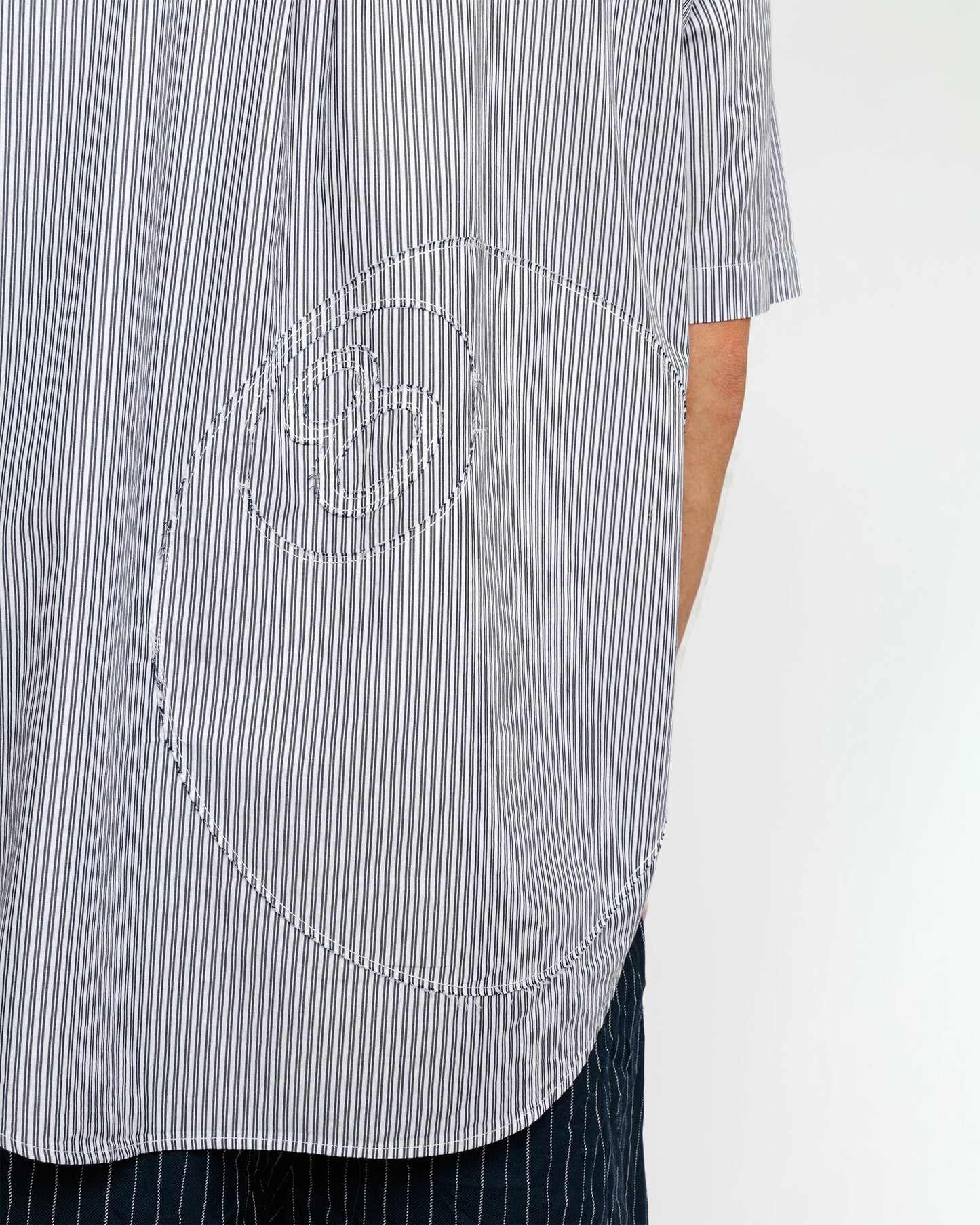 BOXY SS SHIRT 8 BALL STRIPE