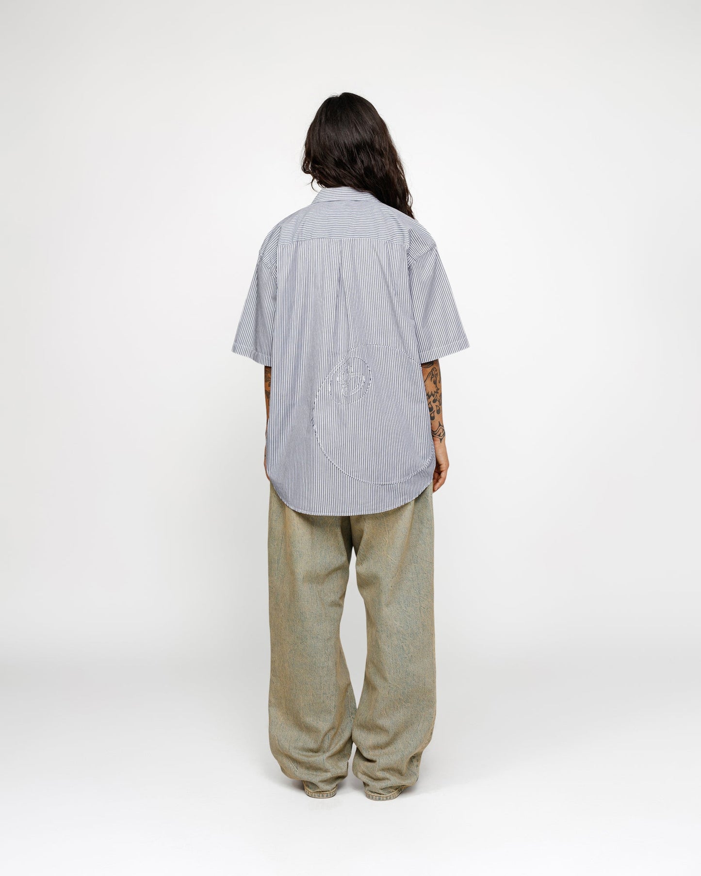 BOXY SS SHIRT 8 BALL STRIPE