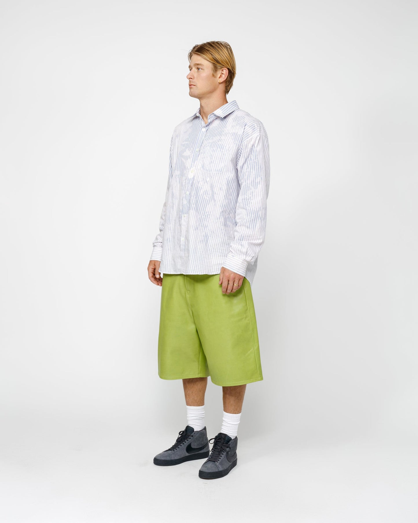 CLASSIC LS SHIRT BLEACHED POPLIN