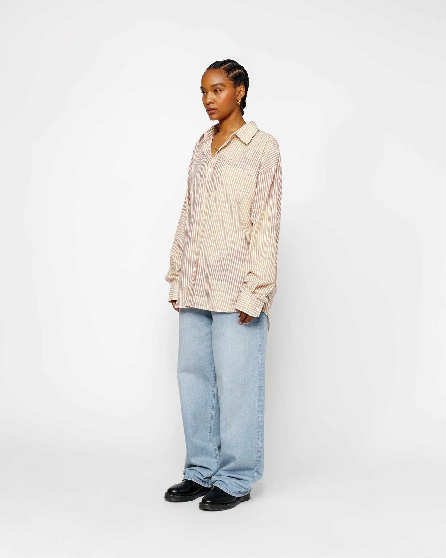 CLASSIC LS SHIRT BLEACHED POPLIN