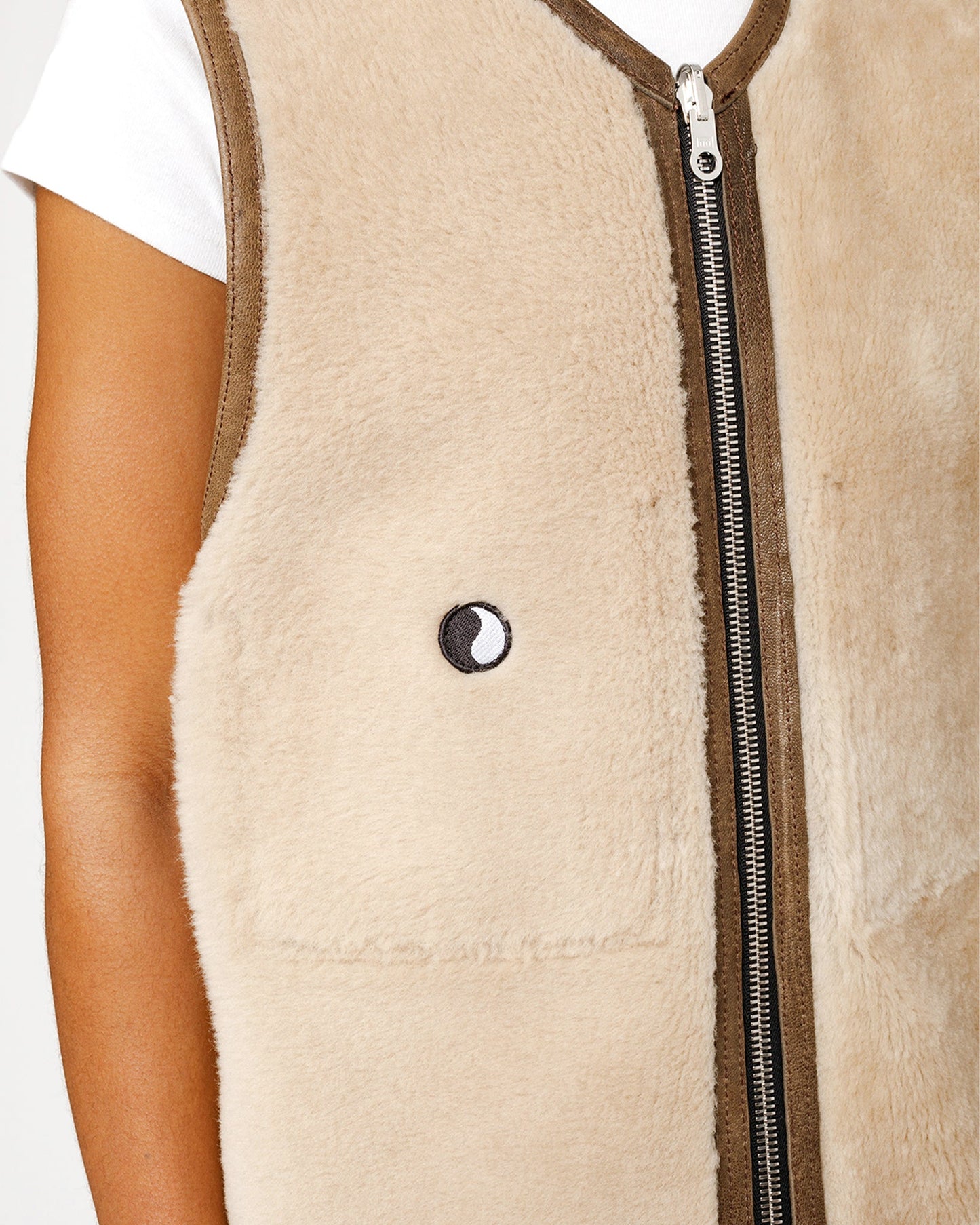 OUR LEGACY WORK SHOP REVERSIBLE SHEARLING VEST