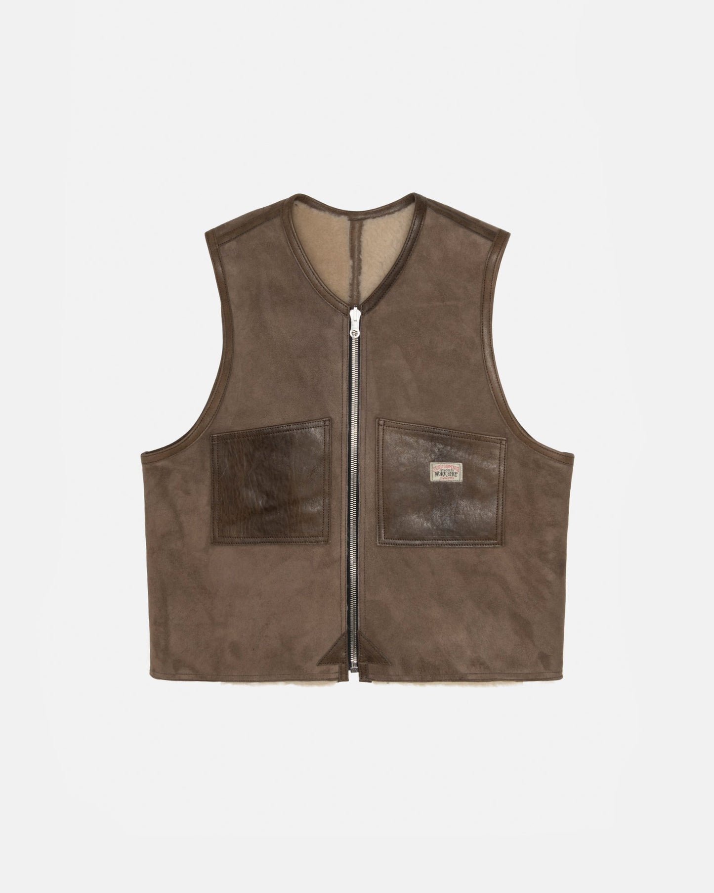 OUR LEGACY WORK SHOP REVERSIBLE SHEARLING VEST